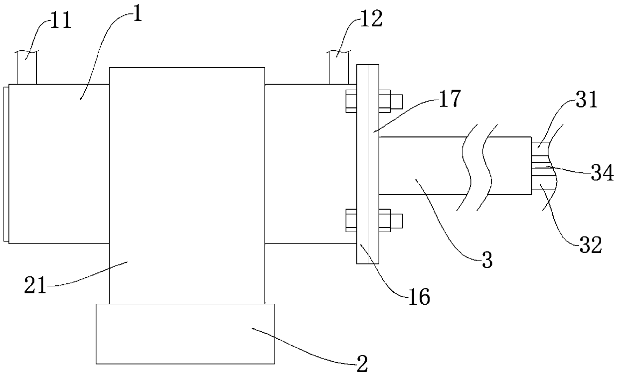 Water-cooling protective cover for industrial camera