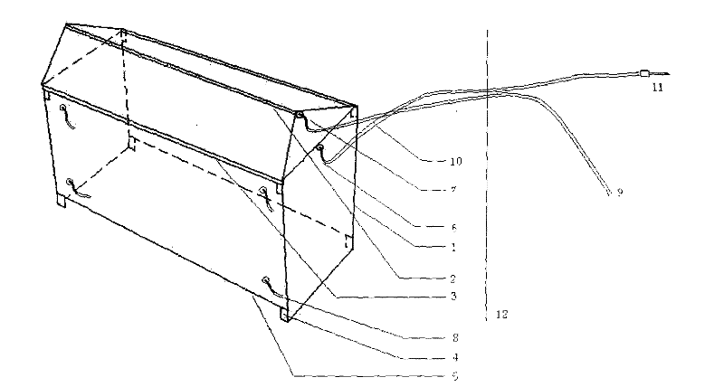 Atmosphere controlling device for controlled atmosphere storage of fruit