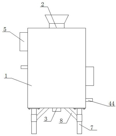 Environment-friendly cement separation equipment for engineering construction