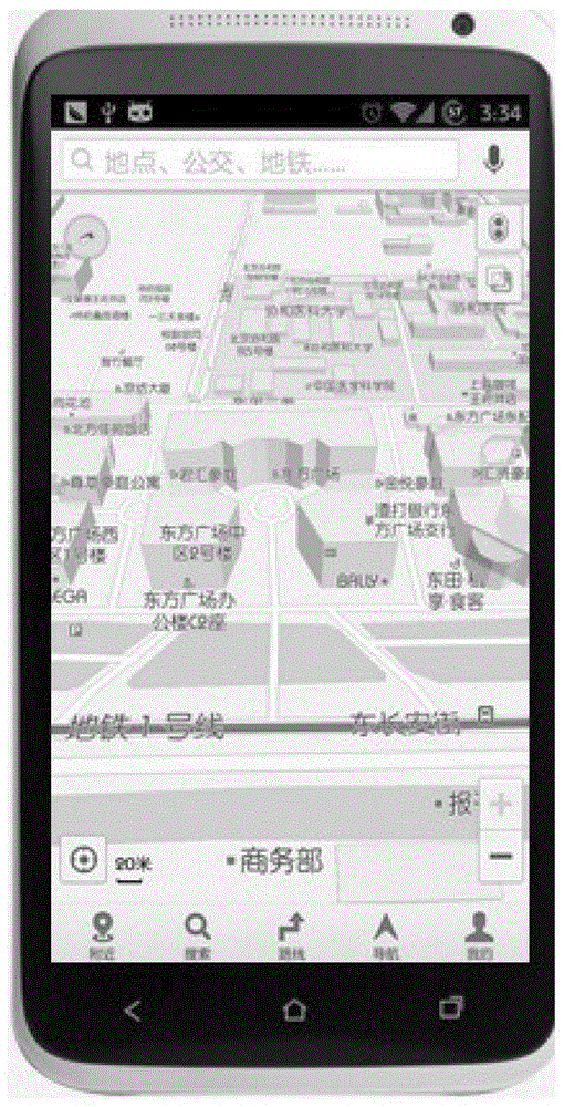 Method and device for stereoscopically displaying indoor layout