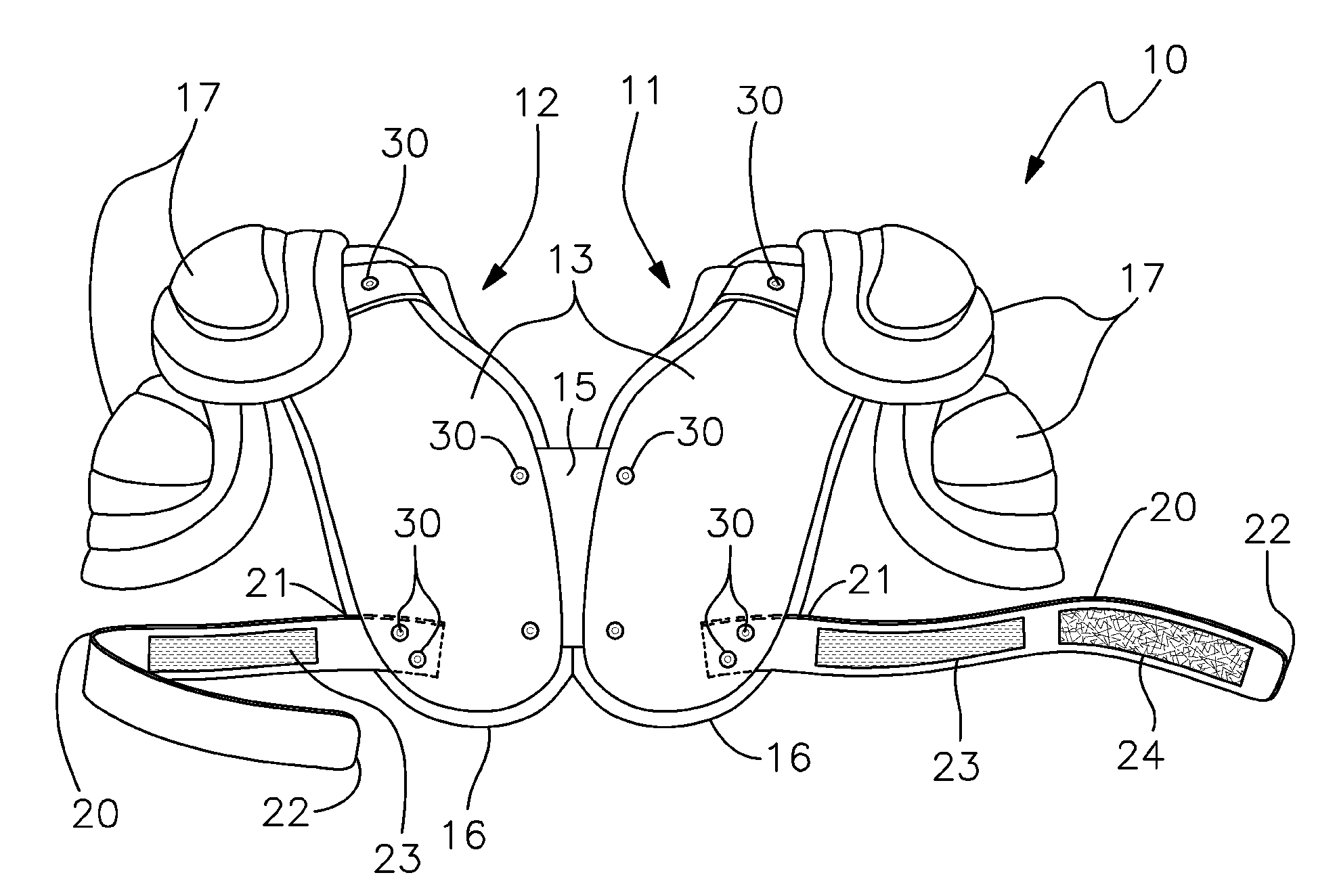 Football Shoulder Pads