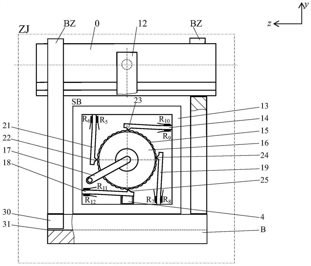 Method and device for measuring thickness of material sample