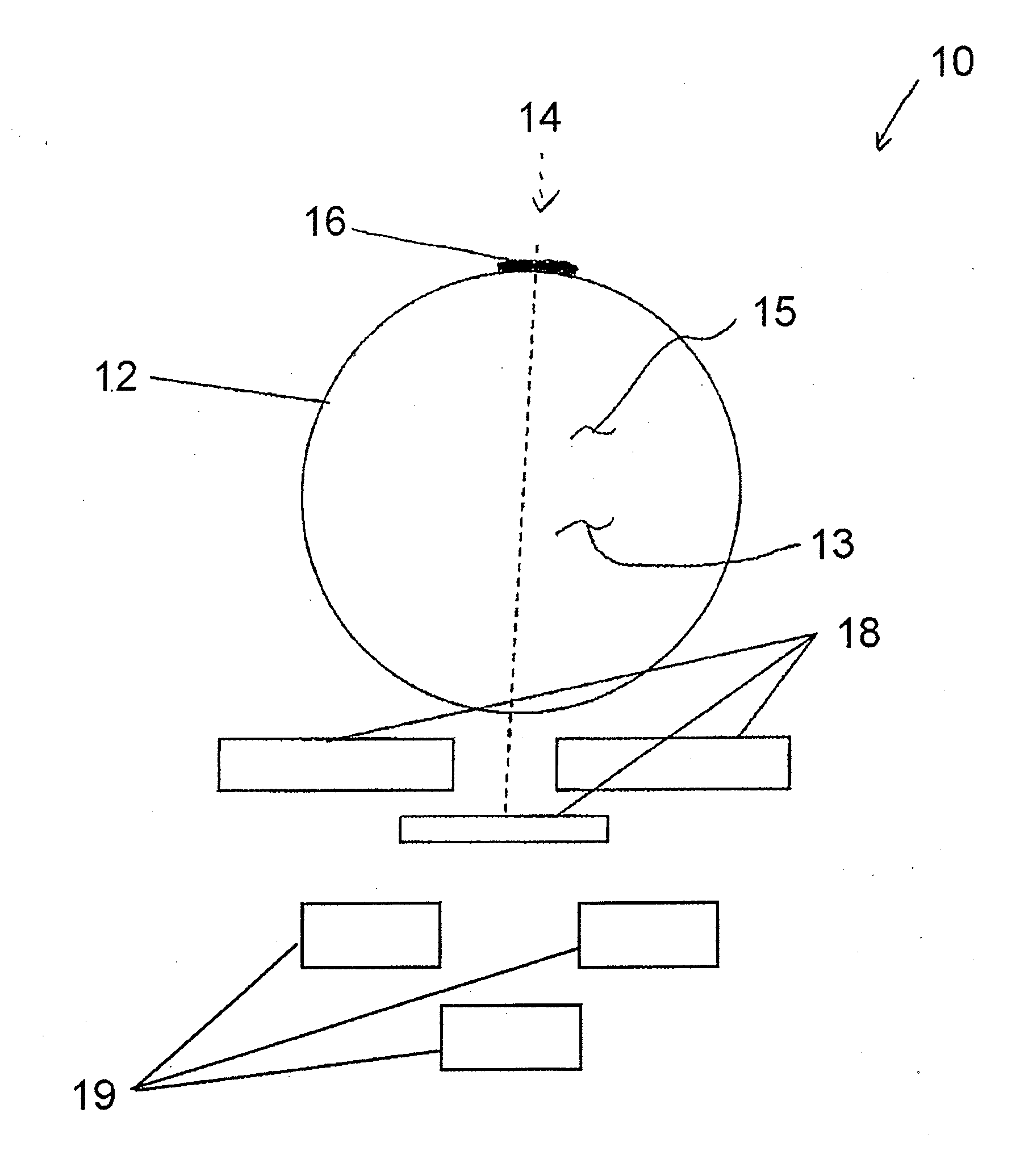 Thin walled tube radiator for bremsstrahlung at high electron beam intensities