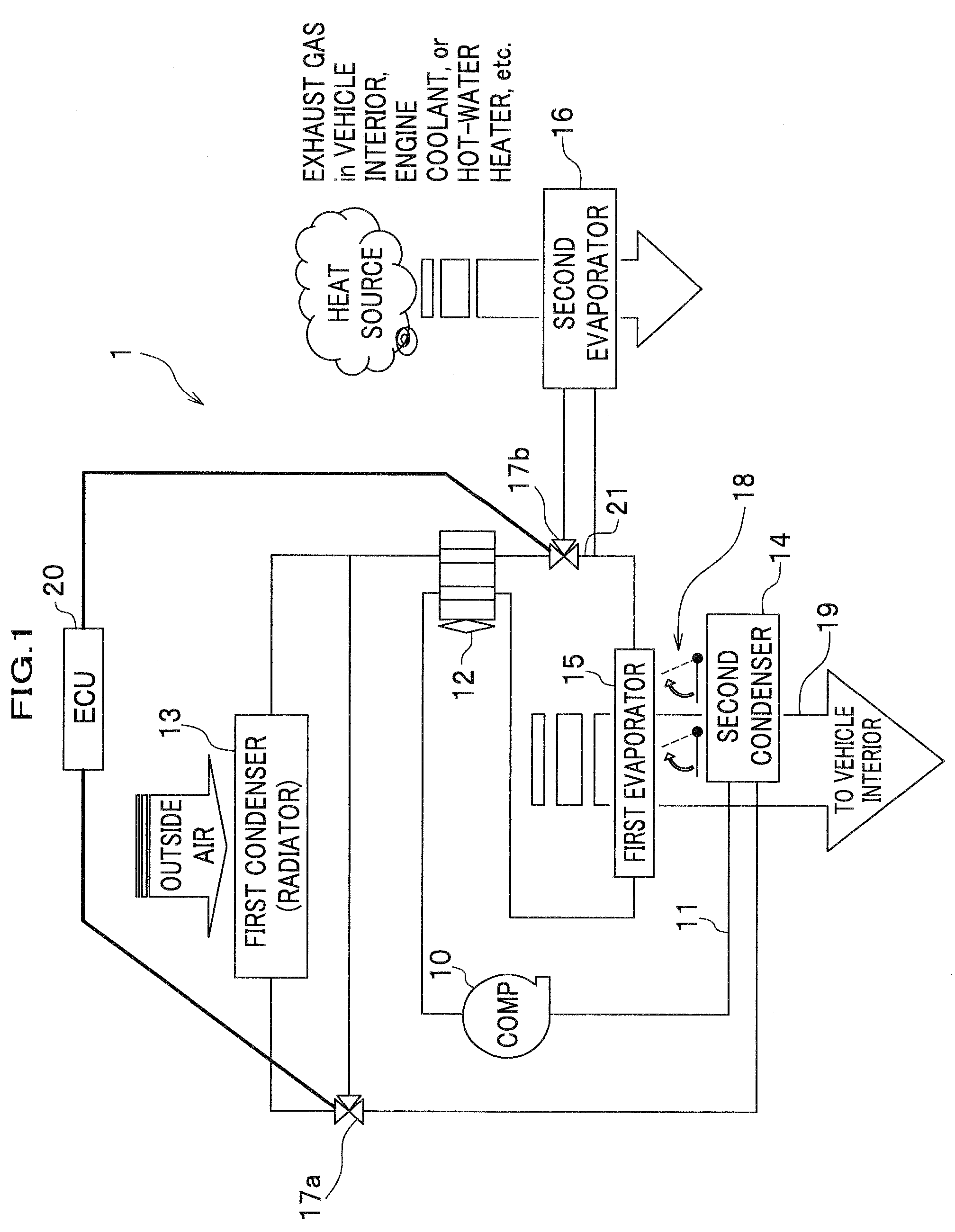 Vehicle air-conditioning system