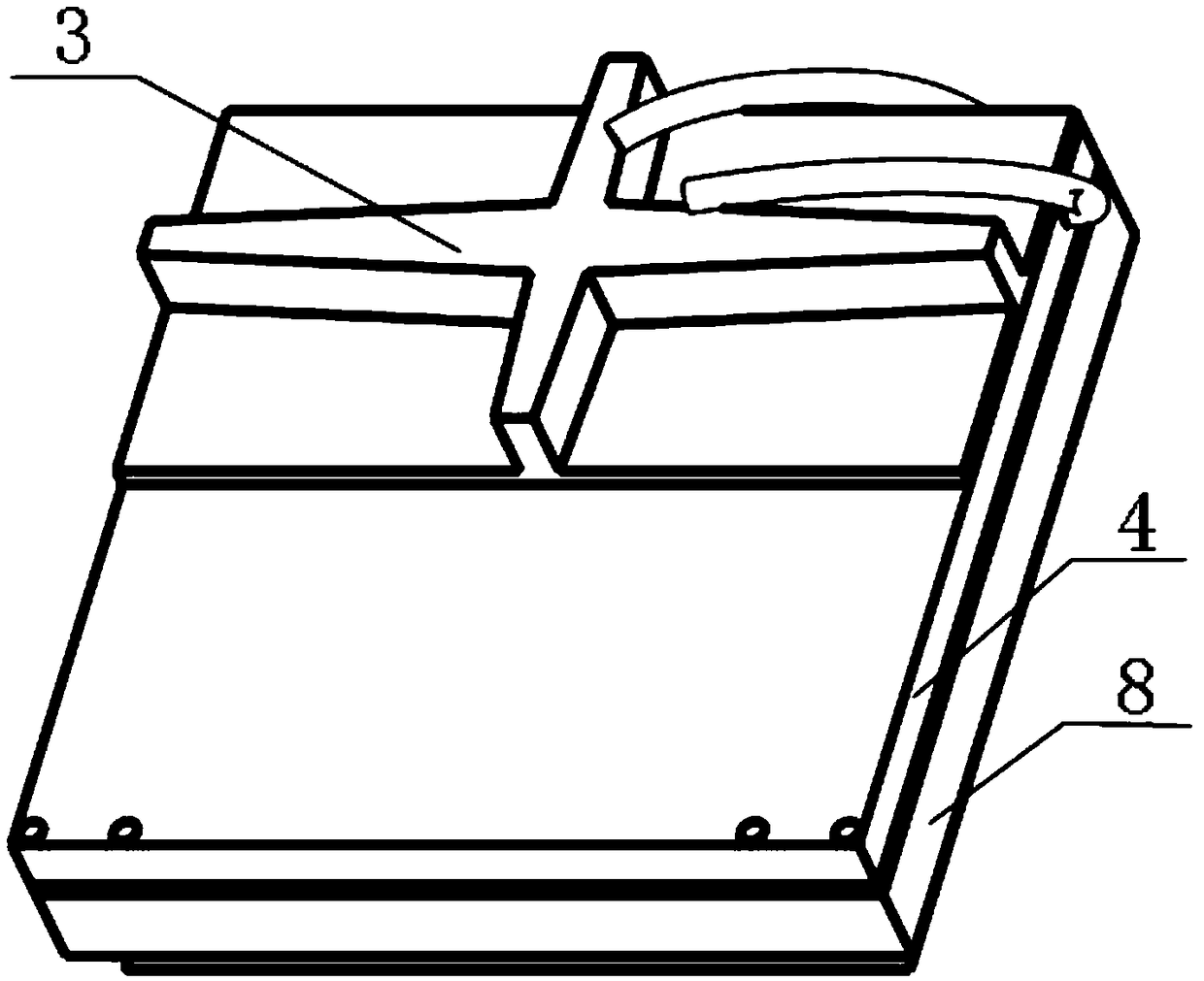 Non-contact air flotation claw device