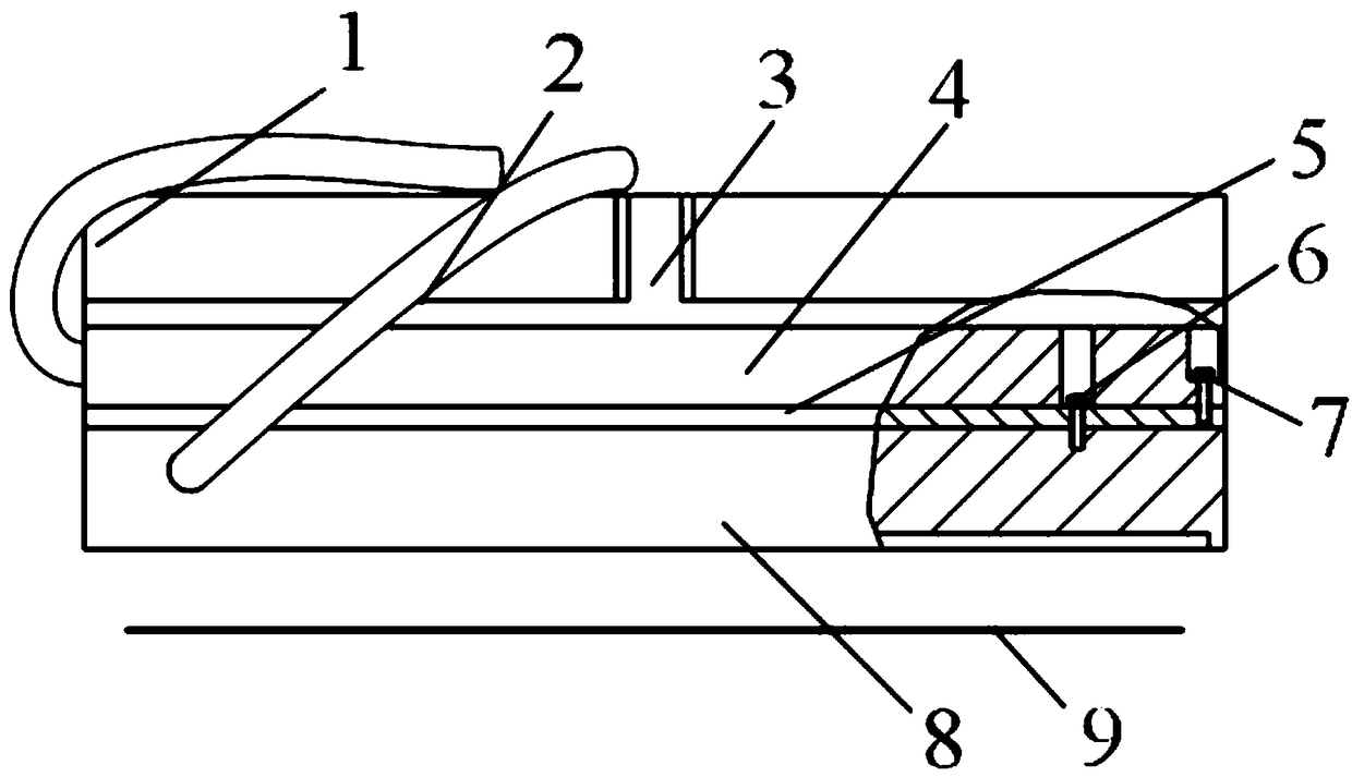 Non-contact air flotation claw device