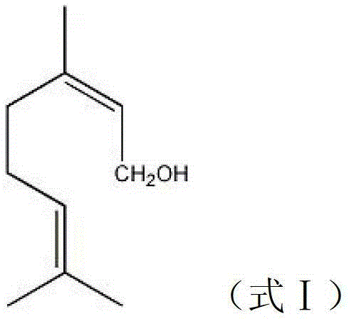 Application of nerol in preparing banana flower thrip inducing agent