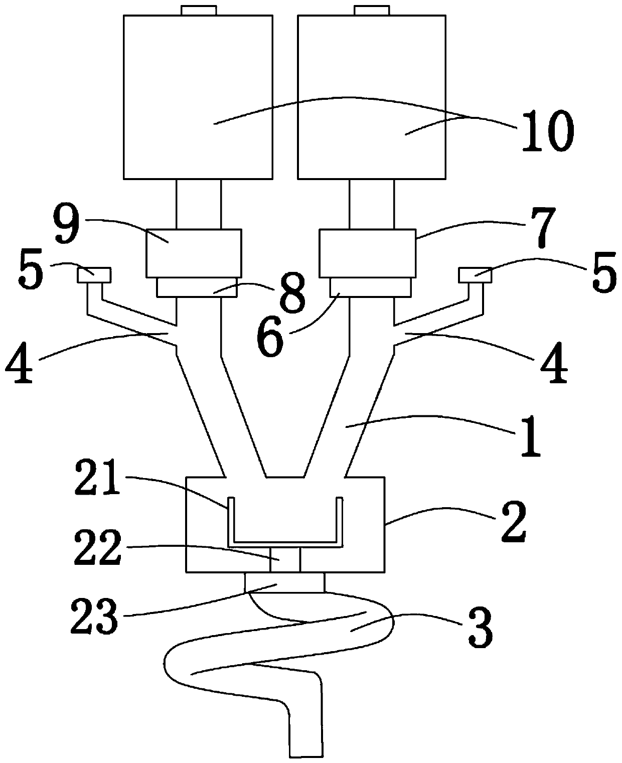 Liquid proportioning mixer