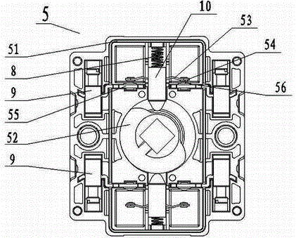 Combined type auxiliary switch used for circuit breaker mechanism