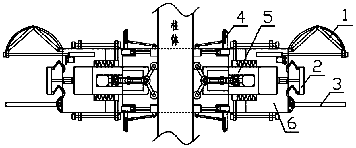 Novel automatic climbing monitoring equipment mounting device