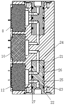 a sf-based  <sub>6</sub> Multi-gas detection gas chamber of comprehensive analyzer and detection method thereof