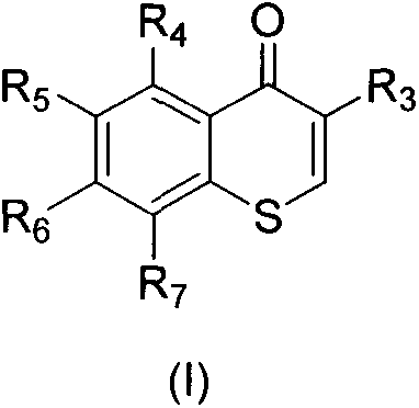 A kind of 3-azacyclic thiochromone compound and its synthesis method and application in antifungal drugs