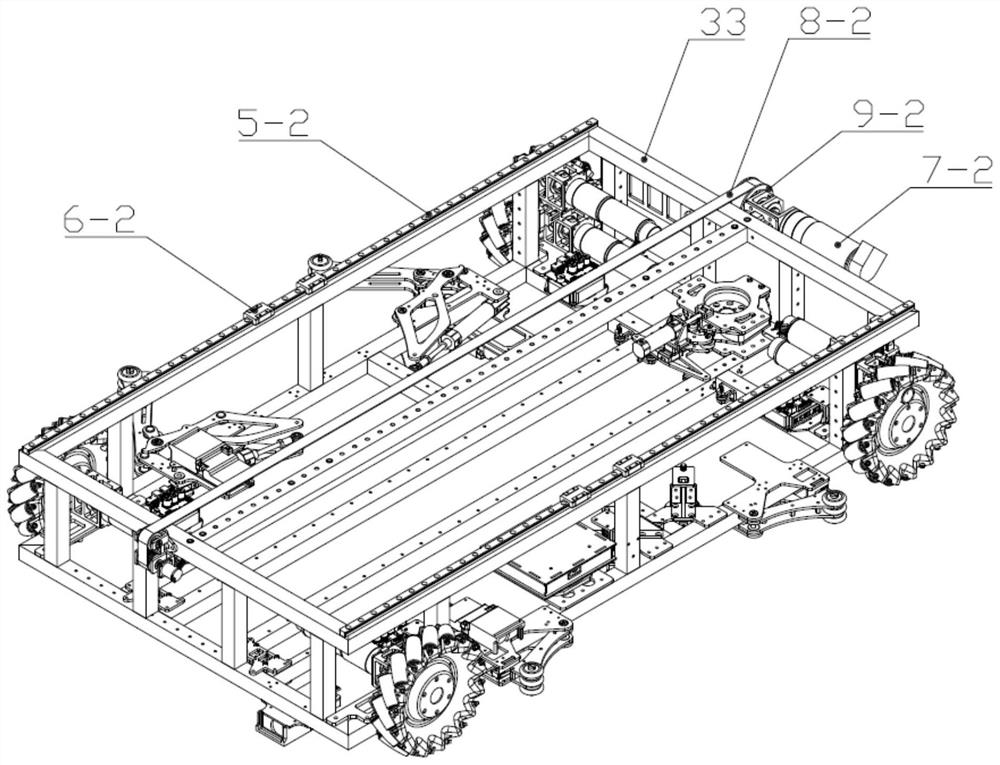 A multi-degree-of-freedom rotating mechanical claw gripping device based on a cross sliding table