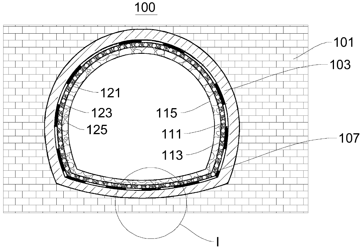 Prefabricated lining structure and tunnel for tunnels spanning large-scale active fault zones in strong earthquake areas