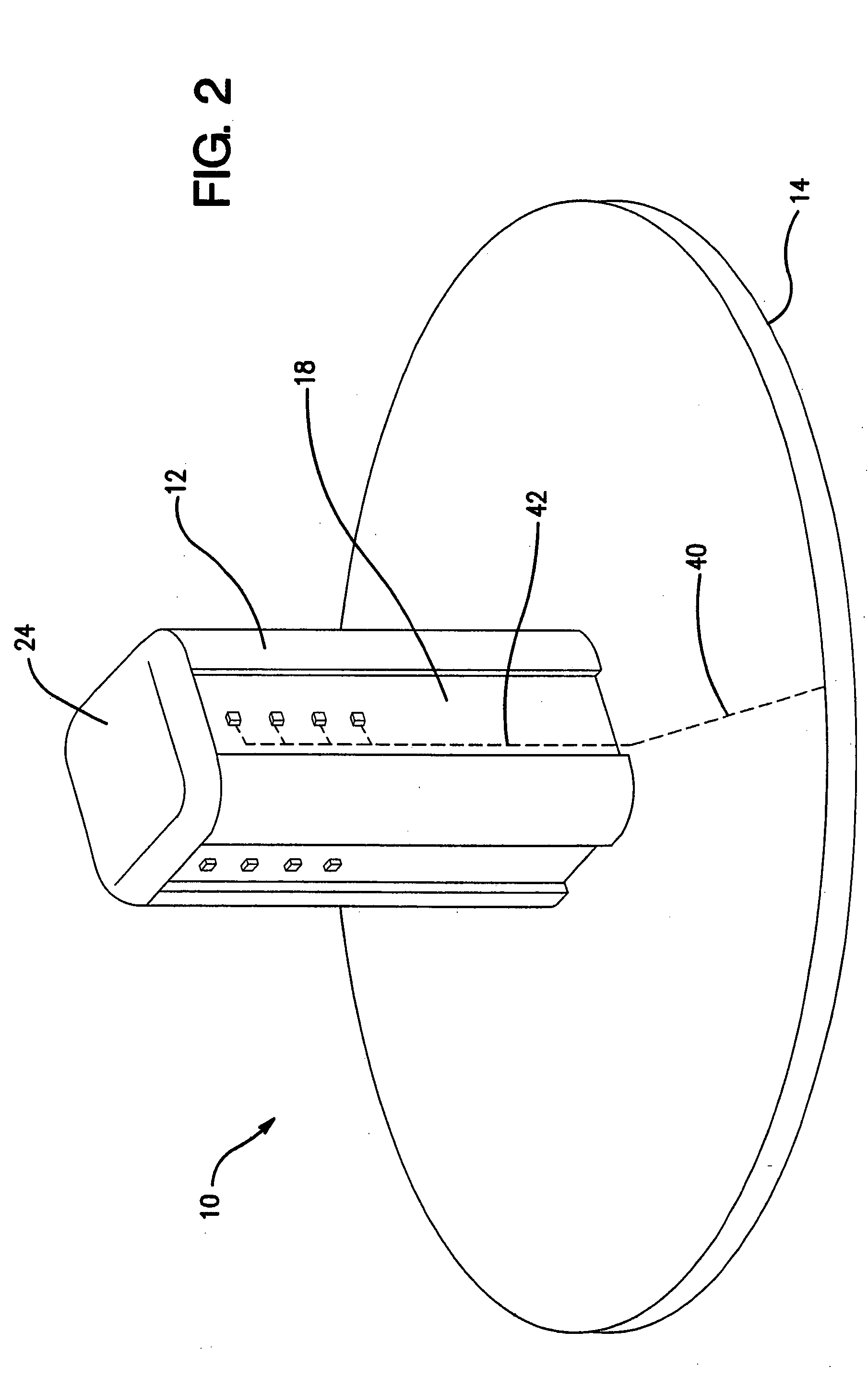 LED lamp with LEDs on a heat conductive post and method of making the LED lamp