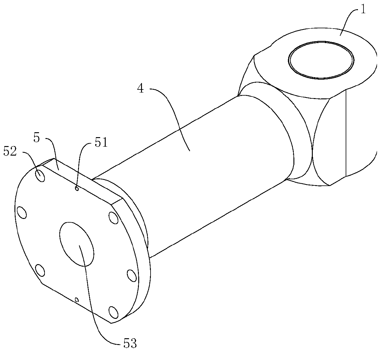 High-pressure plunger pump connecting rod processing process device