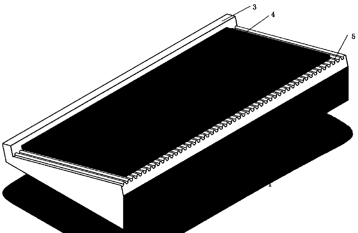 Sintering bearing plate and sintering method of planar ceramic target material