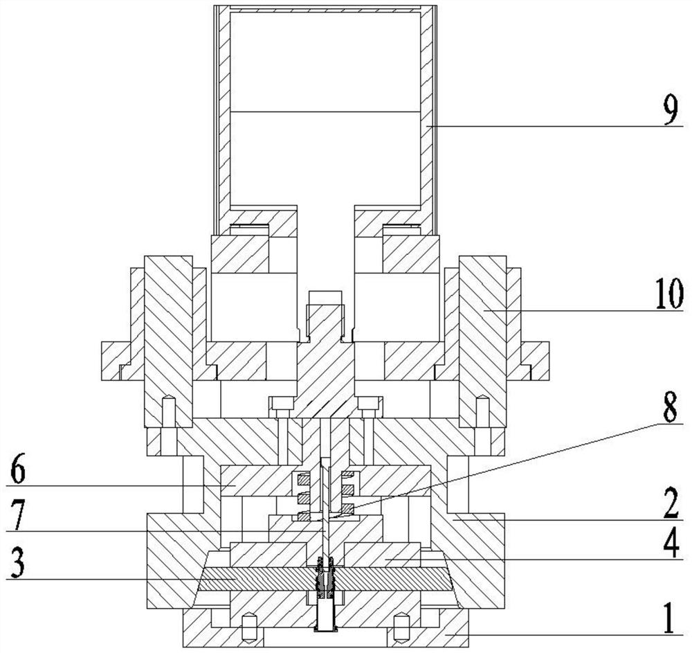 Pilot valve copper pipe riveting device