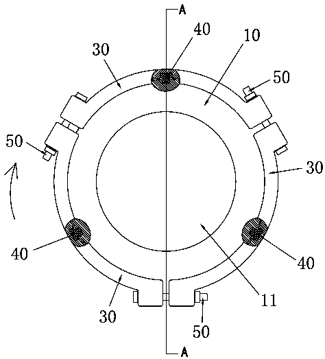 A Granulator Ring Die Fixing Device That Can Prevent Hoops from Wearing