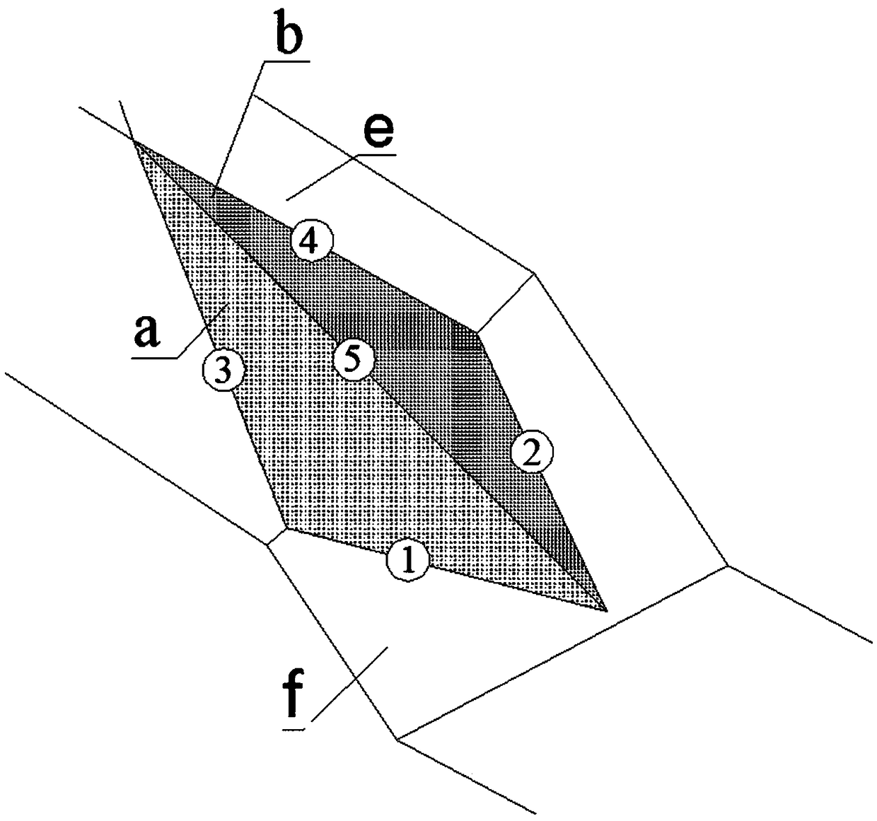 Slope monitoring method based on fissure water pressure distribution law of wedge body