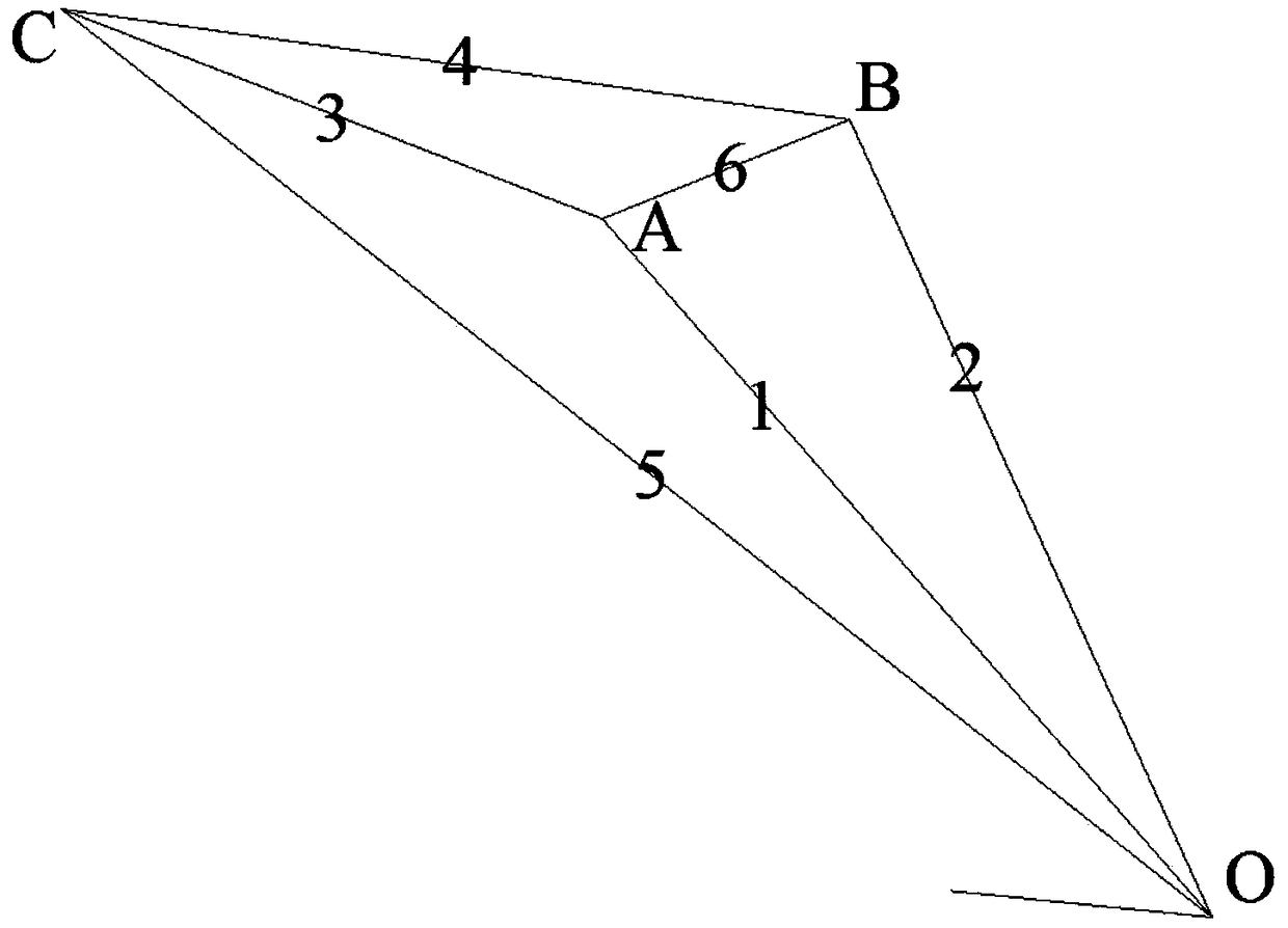 Slope monitoring method based on fissure water pressure distribution law of wedge body