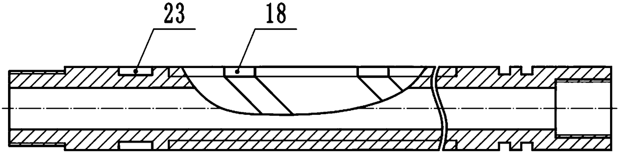 Reciprocating and rotating two-way displacement device