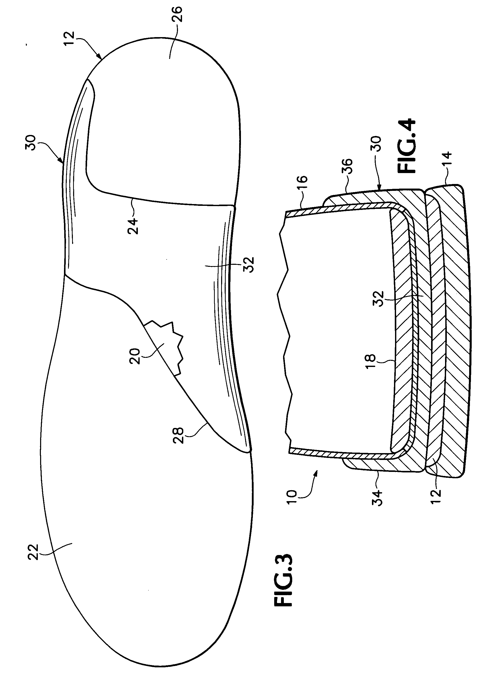 Insert for footwear midsole