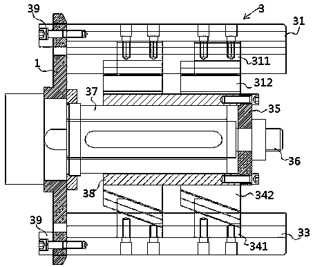 A double-clamping coiling device for cold-rolled narrow steel strip