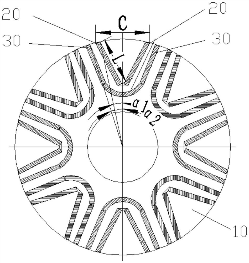 Rotor structure, permanent magnet assisted synchronous reluctance motor and electric vehicle