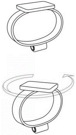 Wristband type infrared thermal imaging device