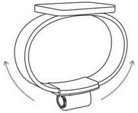 Wristband type infrared thermal imaging device