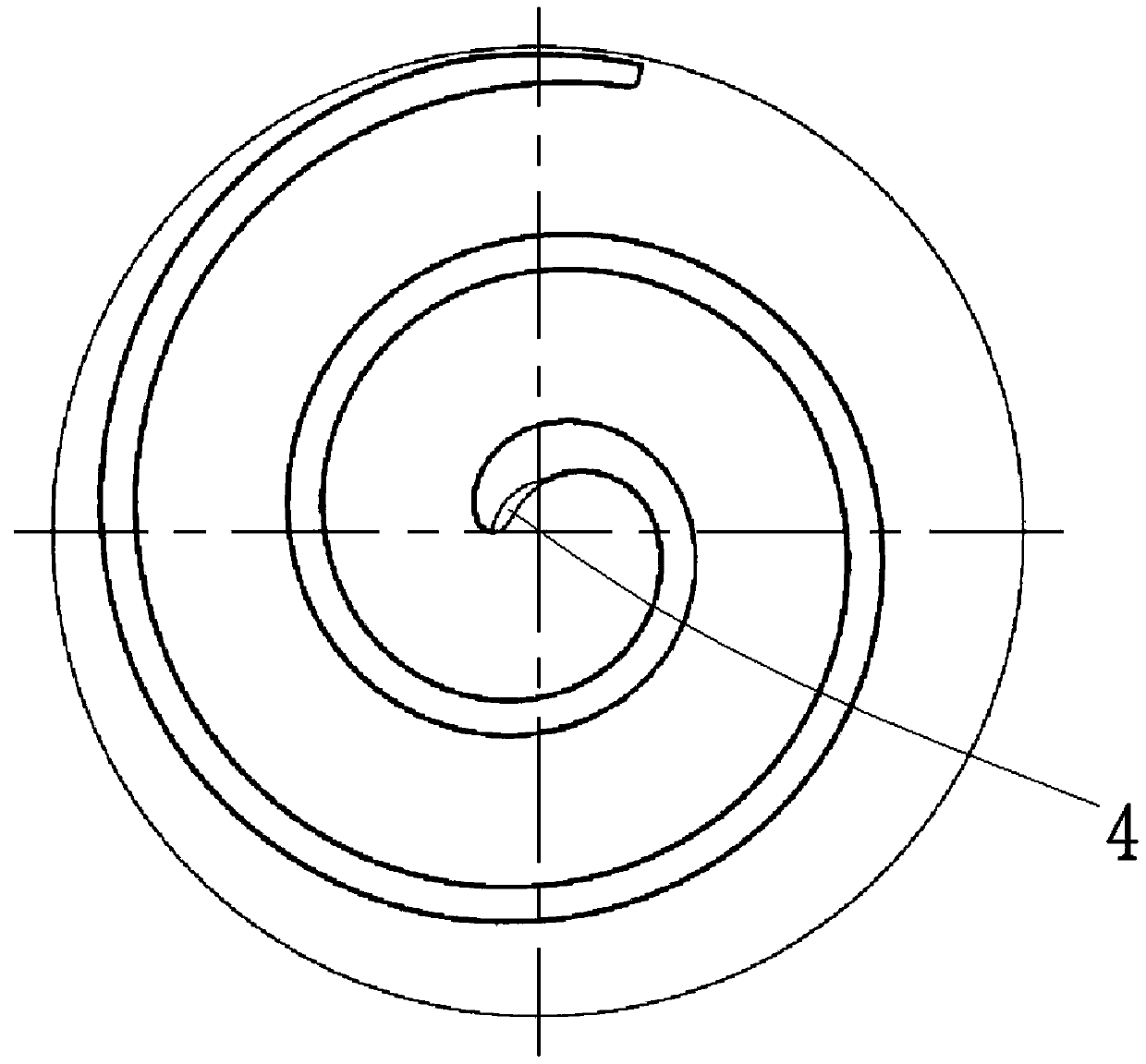 Scroll compressor vortex plate, compressor adopting scroll compressor vortex plate and air conditioner