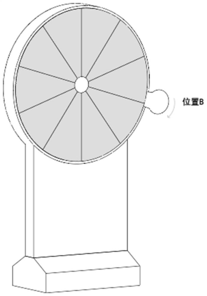 Turntable device capable of switching information display online