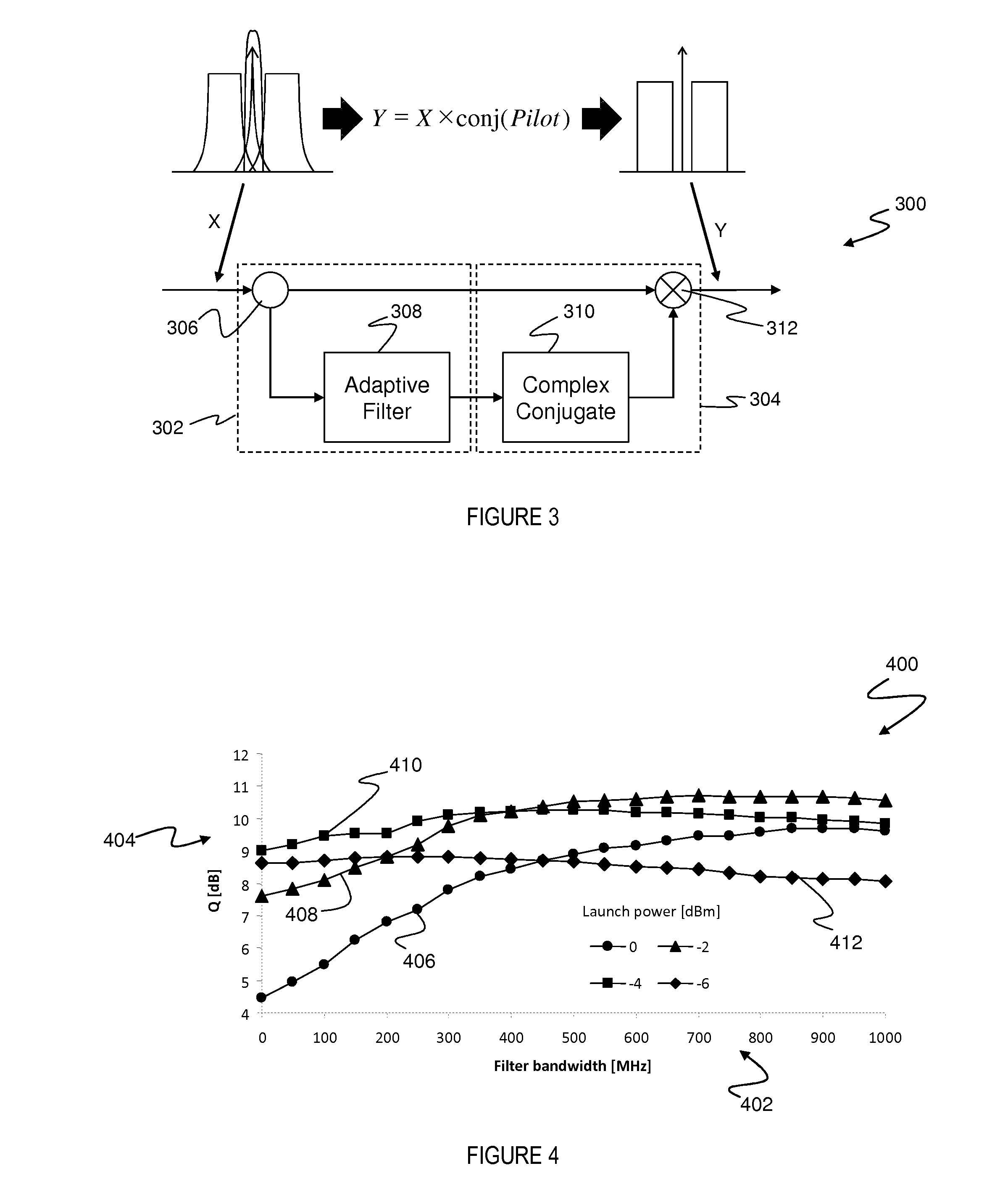 Electronic compensation of cross-phase modulation