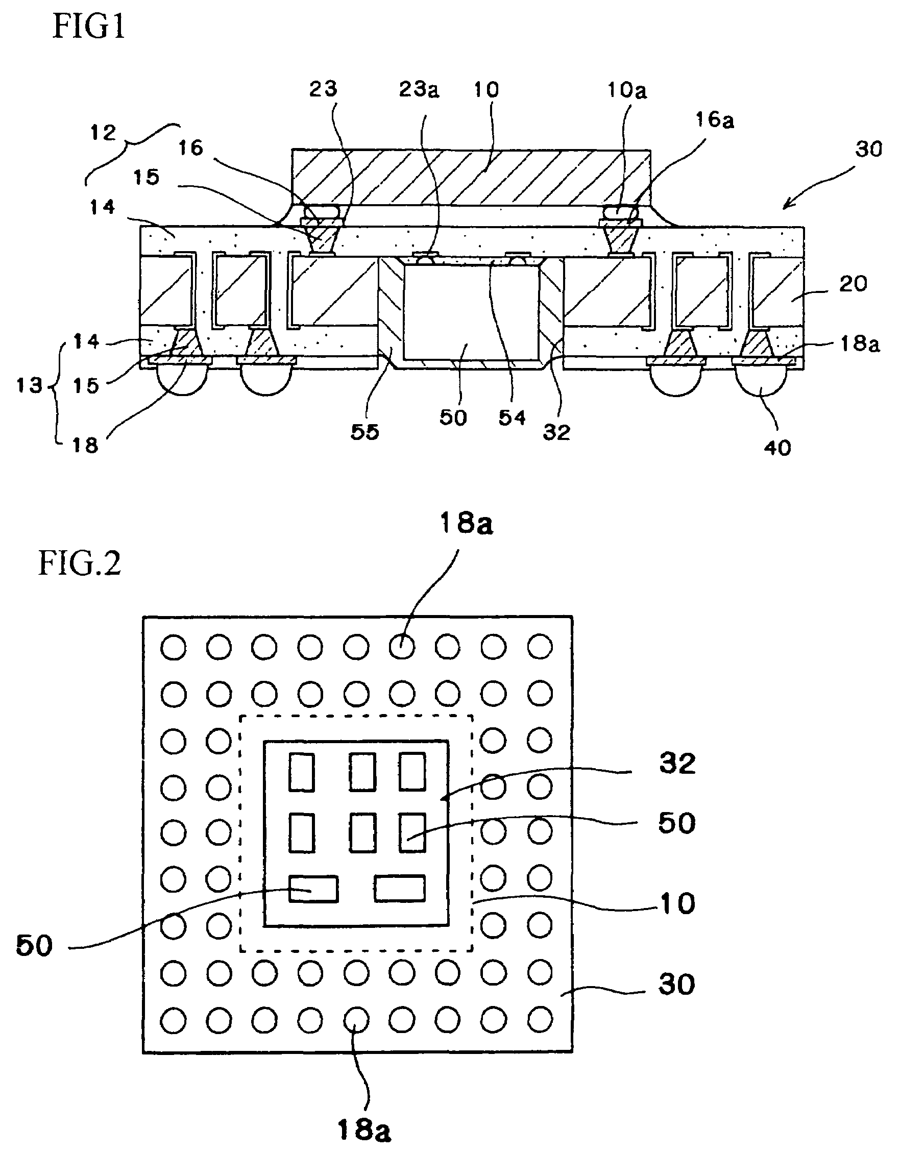 Method for forming component mounting hole in semiconductor substrate