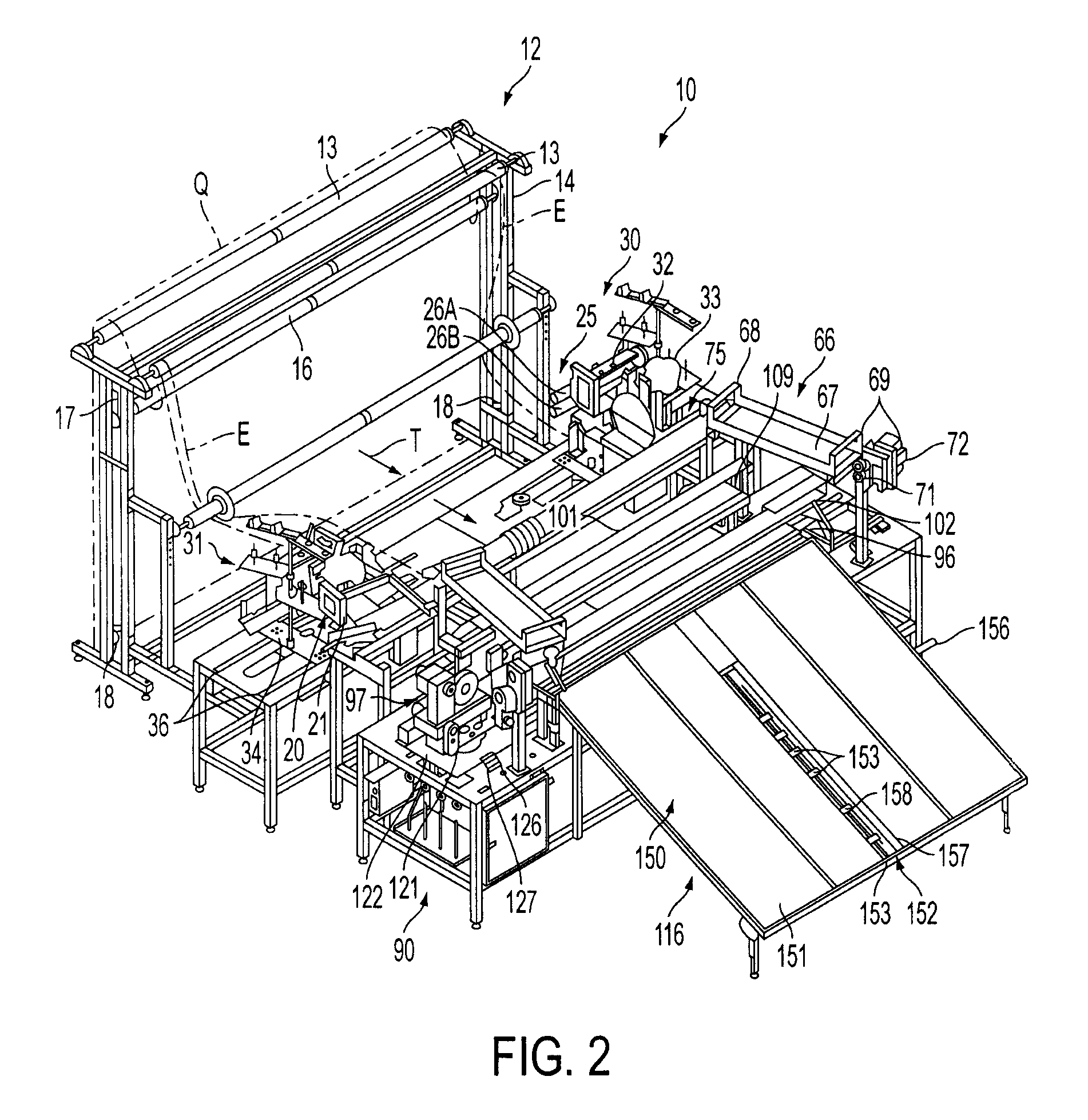 Automatic panel cutting and seaming system