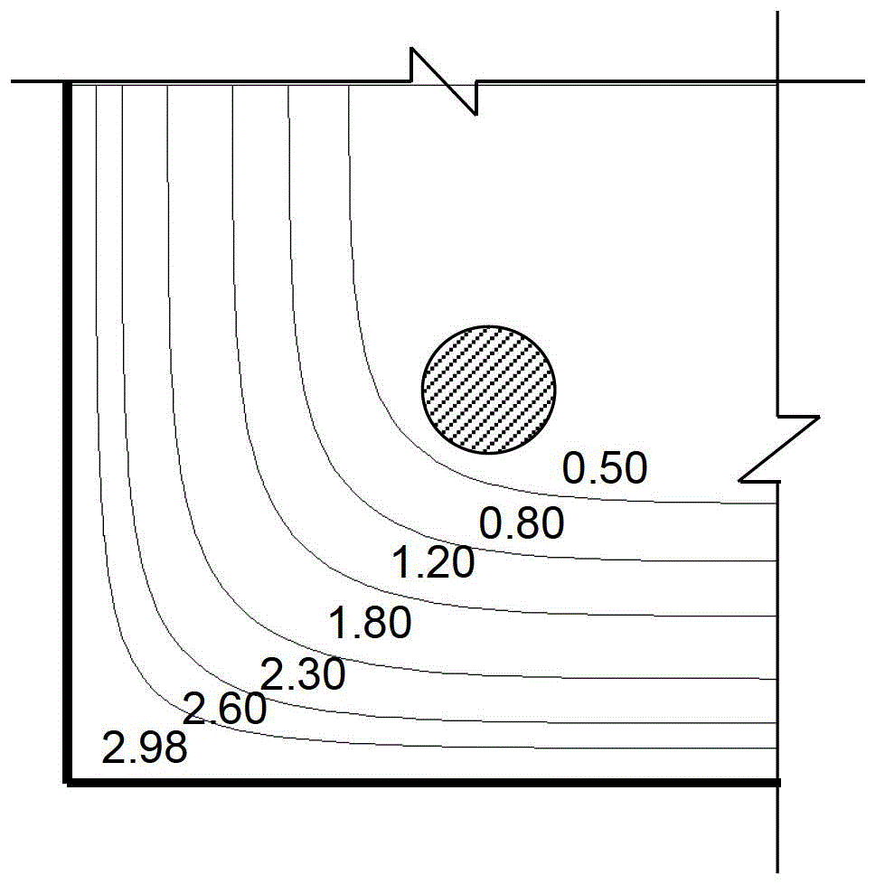 Method for durability quantitative design of concrete structure under marine environment