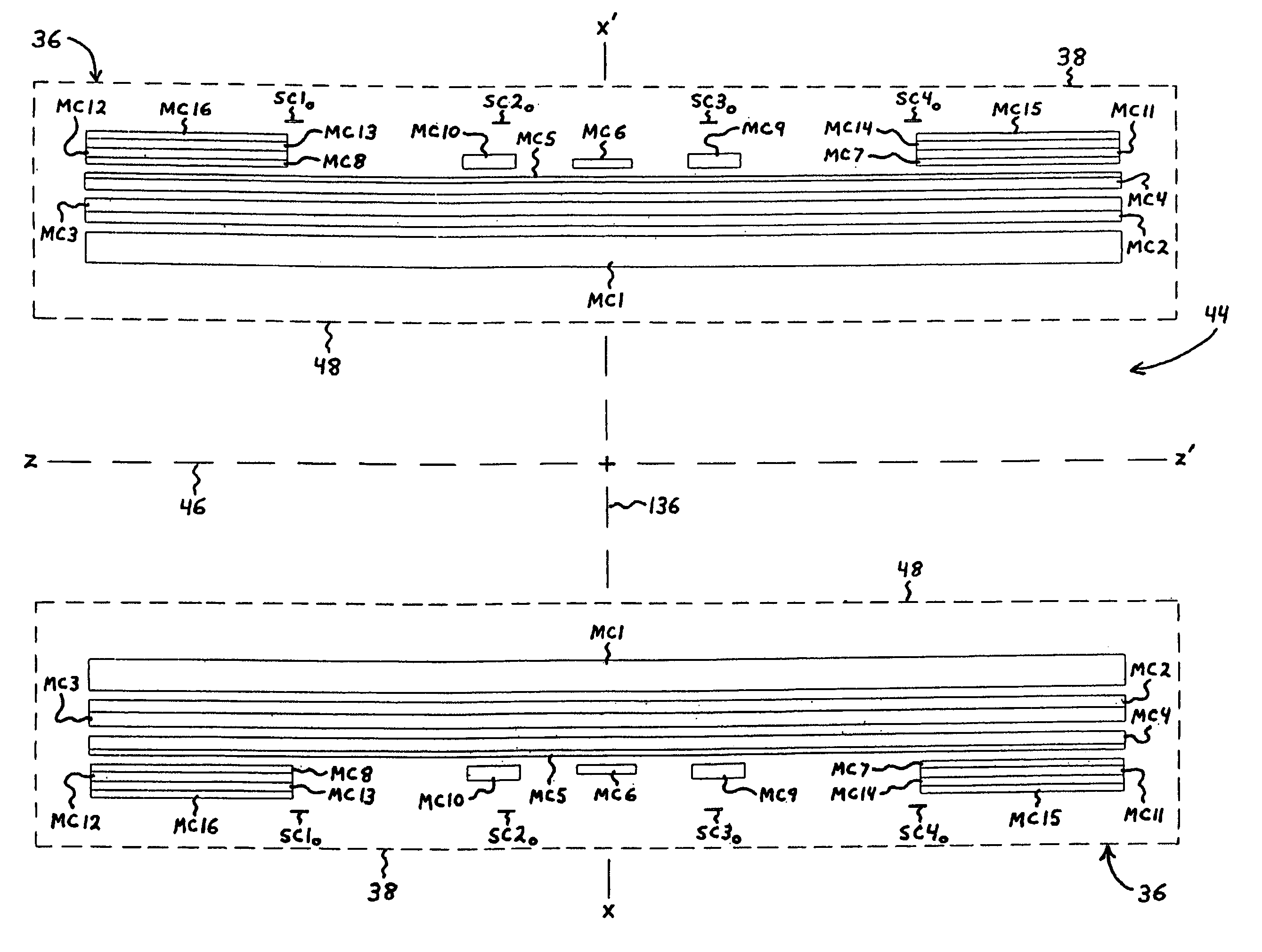 Secondary coil circuit for use with a multi-section protected superconductive magnet coil circuit