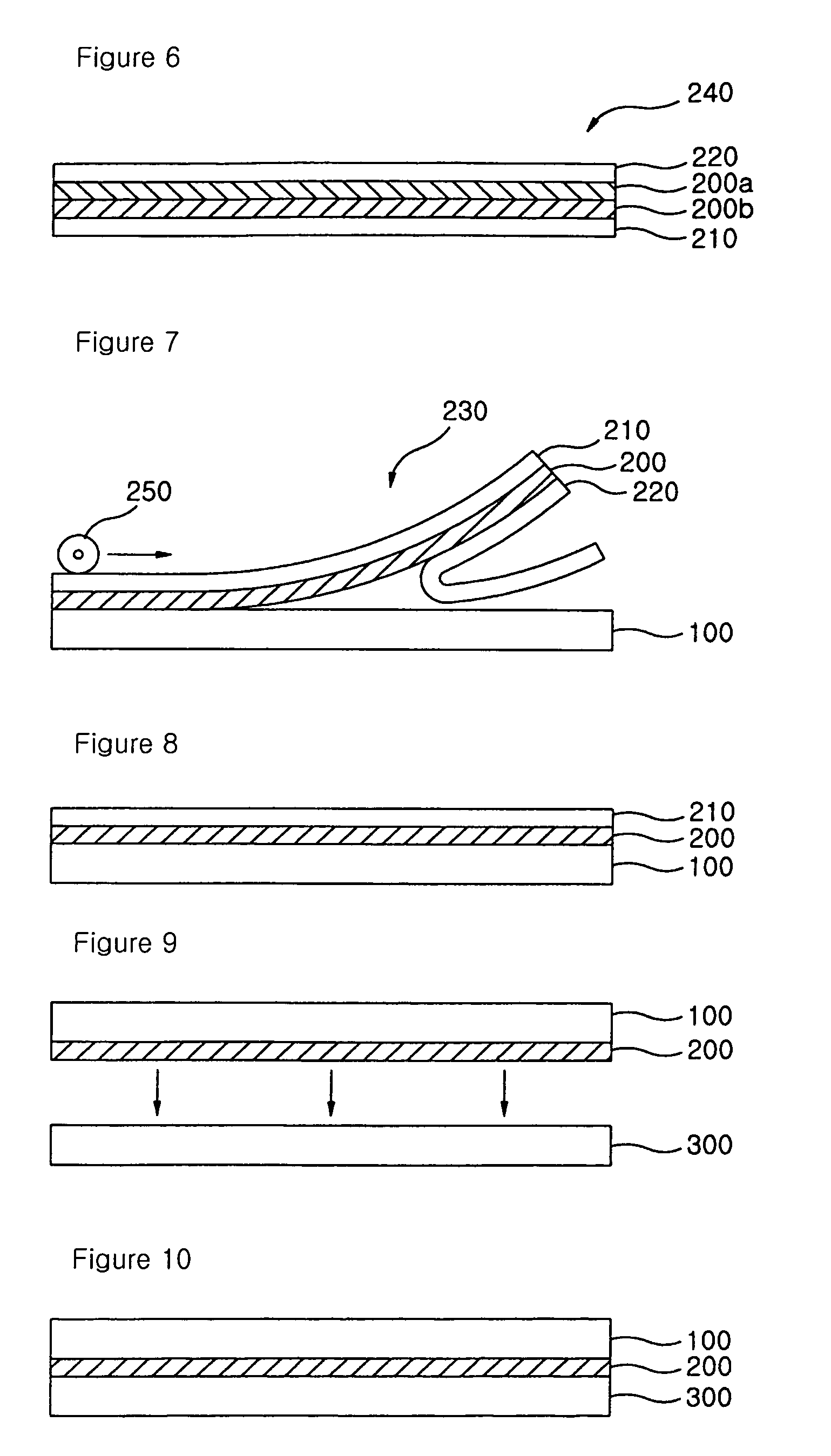 Pressure sensitive adhesive composition for transporting flexible substrate