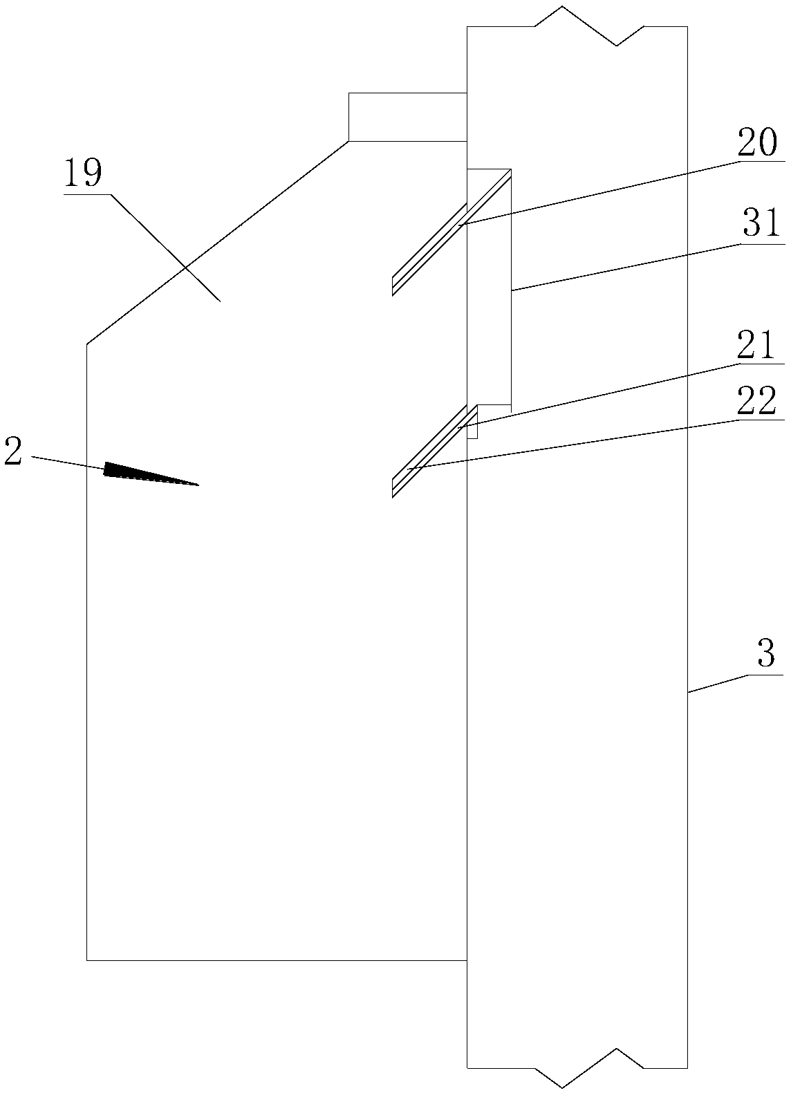 Milk collection device for energy plants and collection method thereof