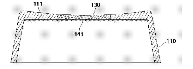 Structure of light indicator shell