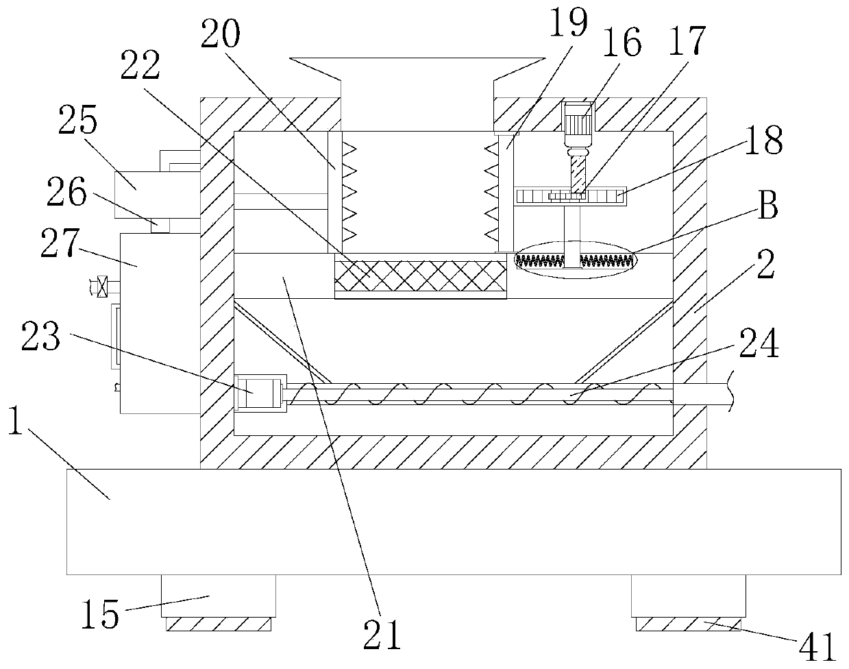 Building garbage treatment equipment