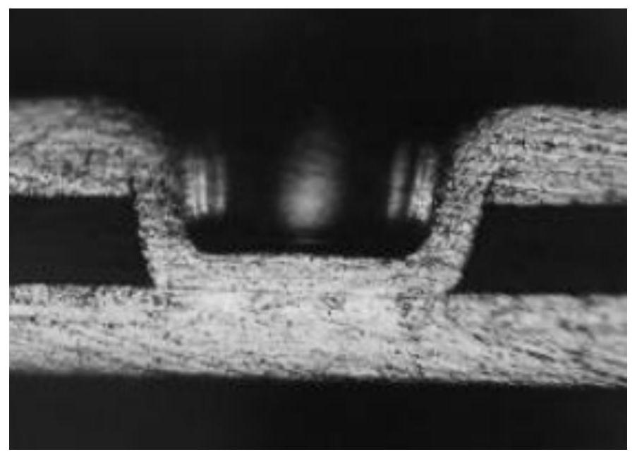 Flexible copper-clad plate graphene oxide hole metallization method