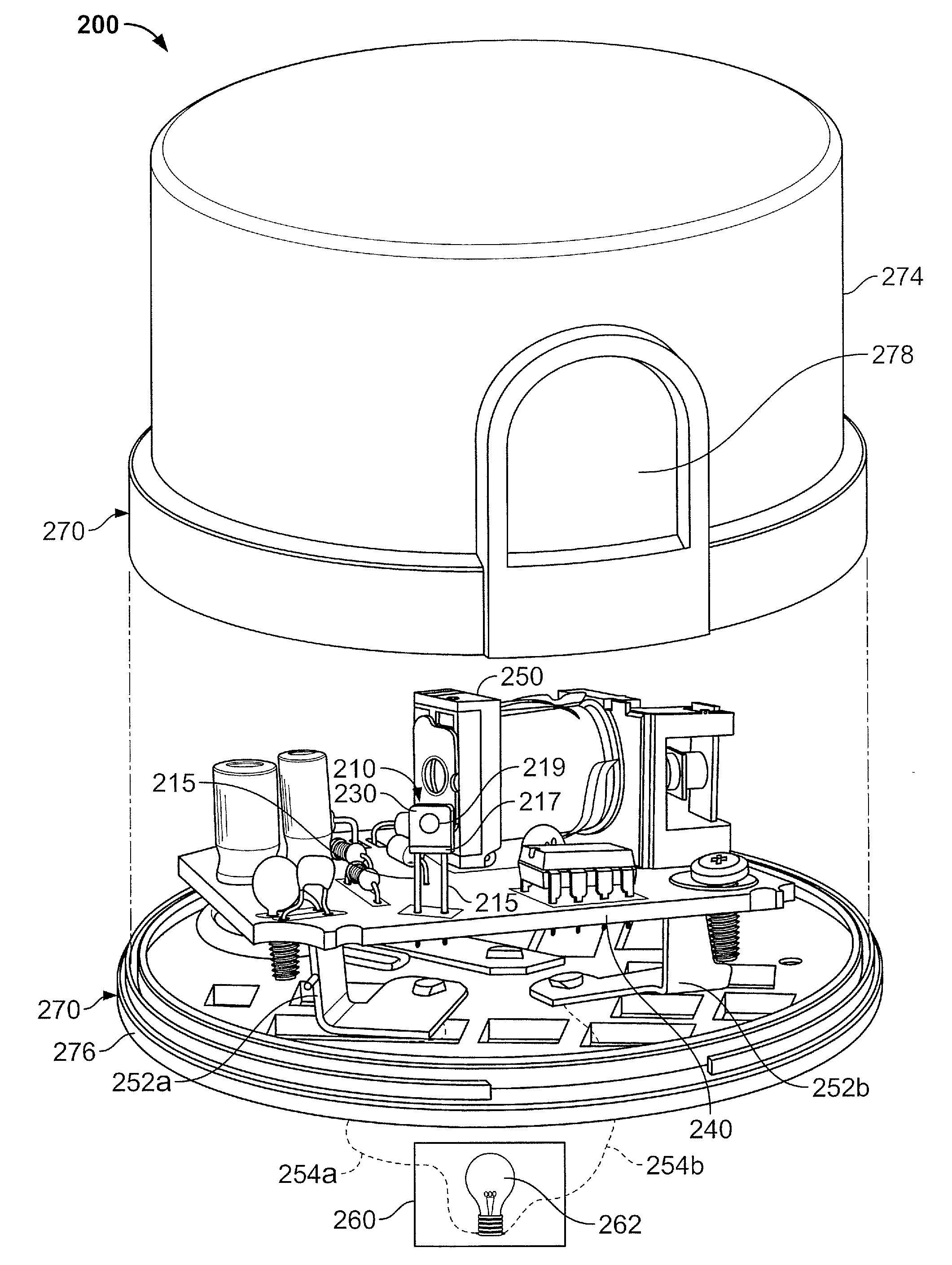 Filtered photosensors and photo control devices including the same and methods for forming the same