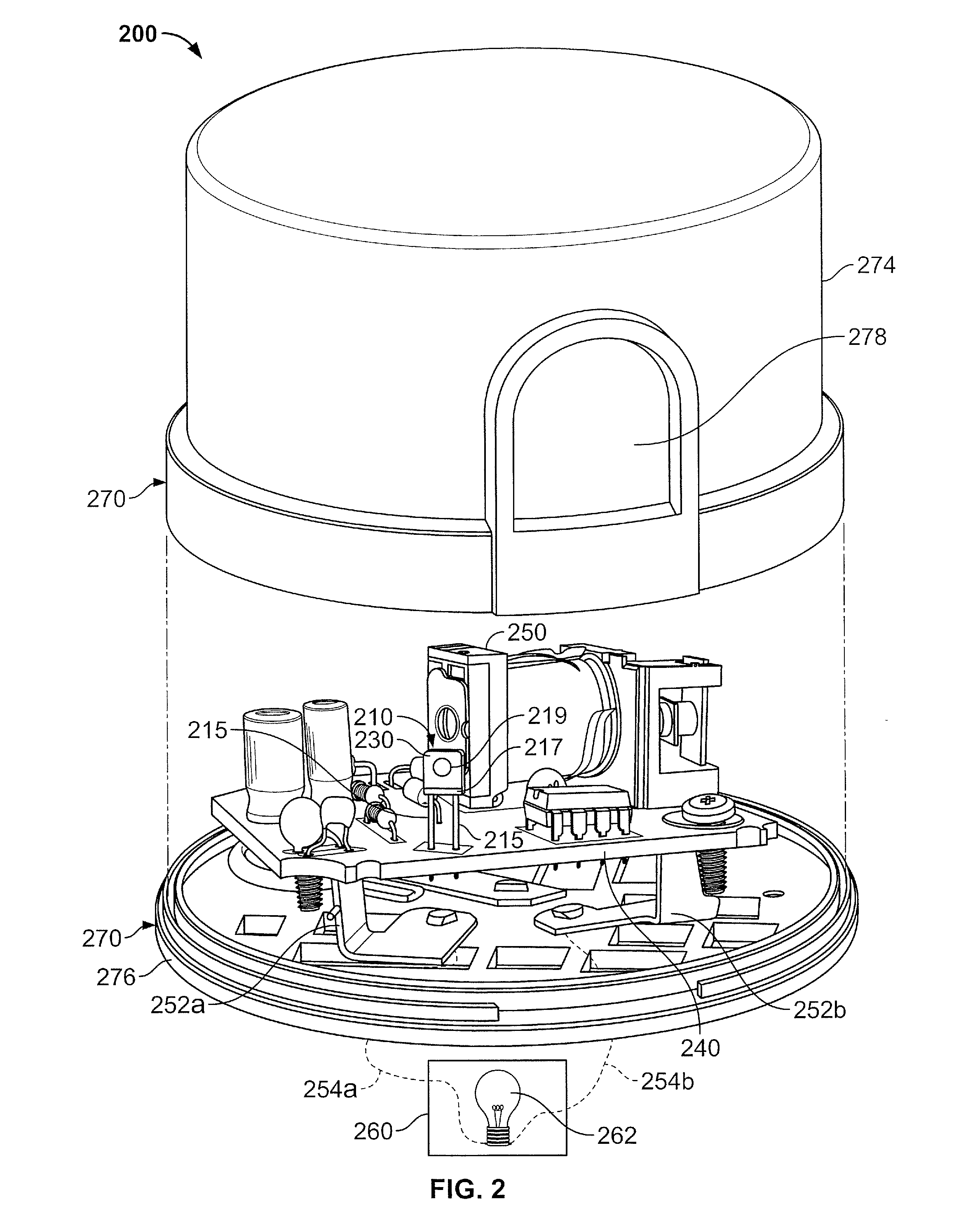 Filtered photosensors and photo control devices including the same and methods for forming the same