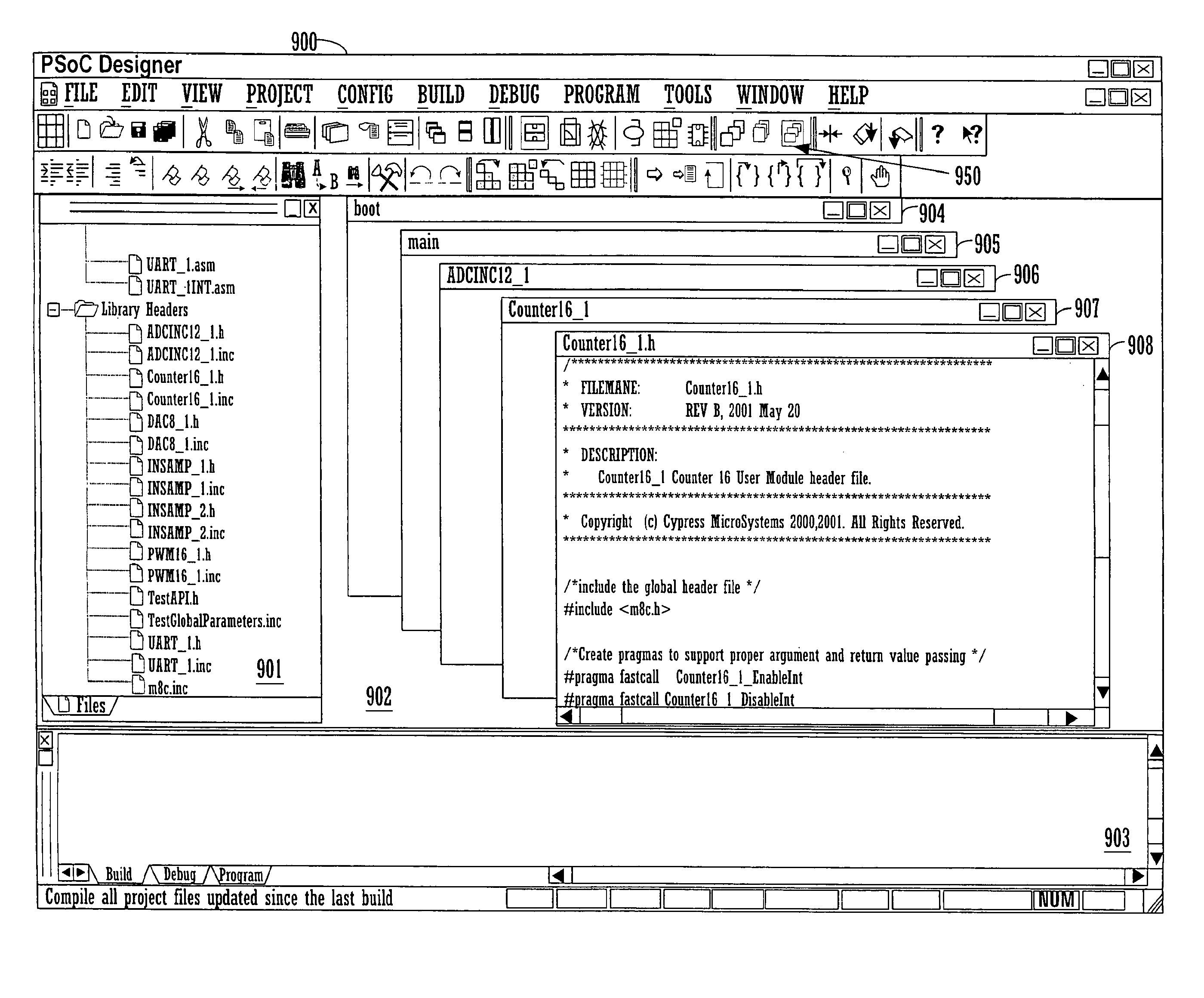 Automatic API generation to functional PSoC blocks