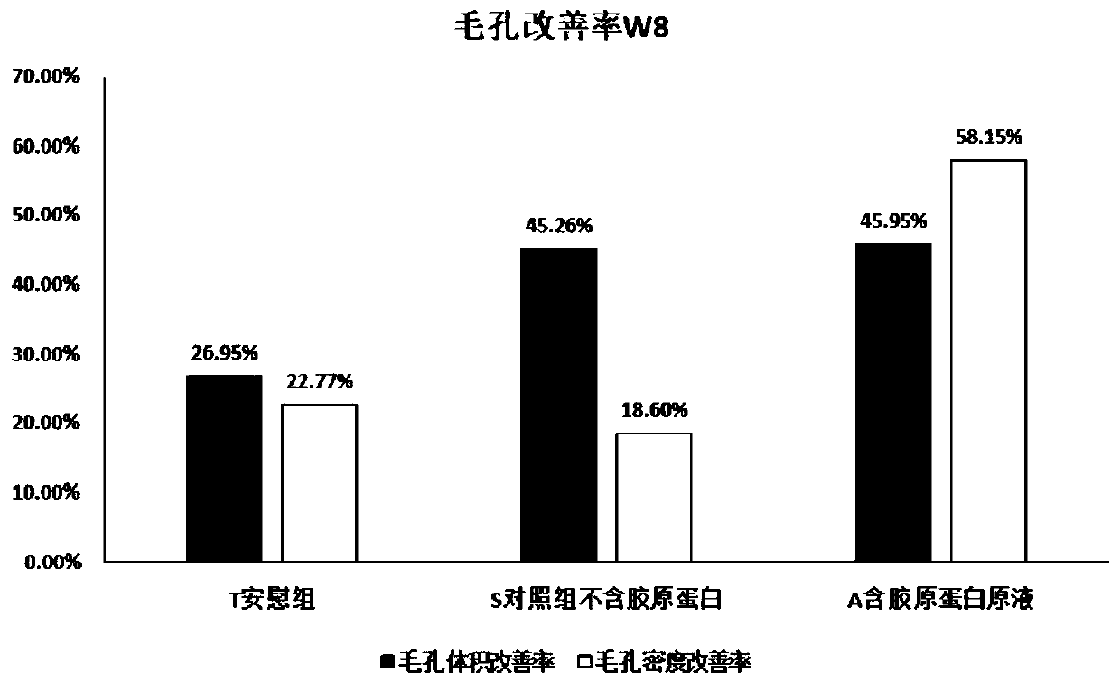 Wrinkle-removing essence containing recombinant collagen