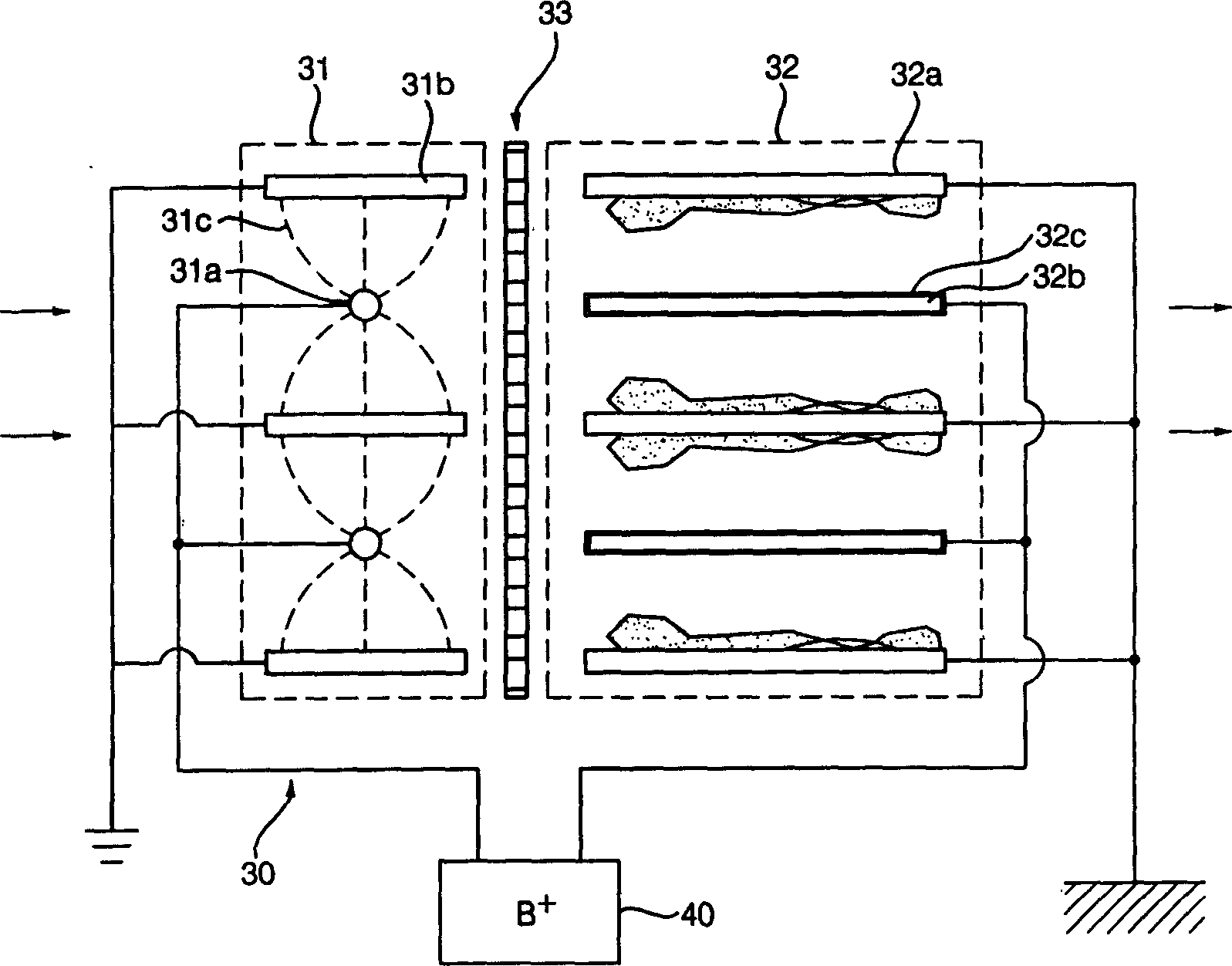 Electronic dust-collecting filter of air purifier