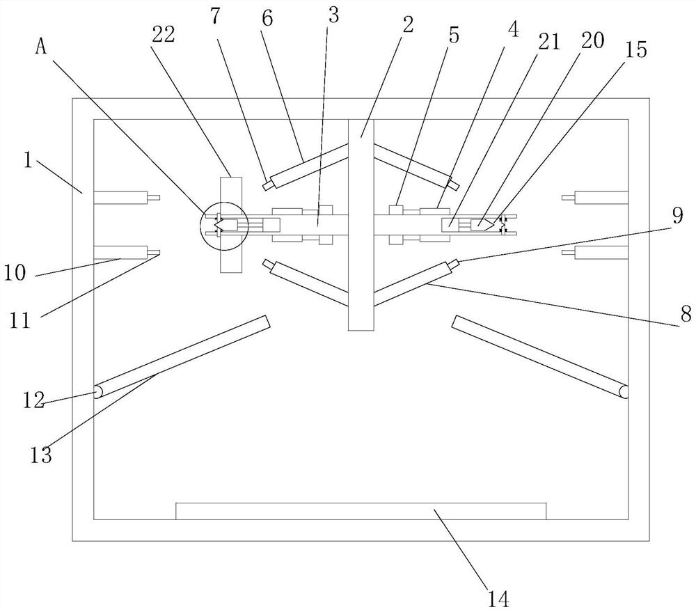 An automatic unloading automobile wheel hub painting device