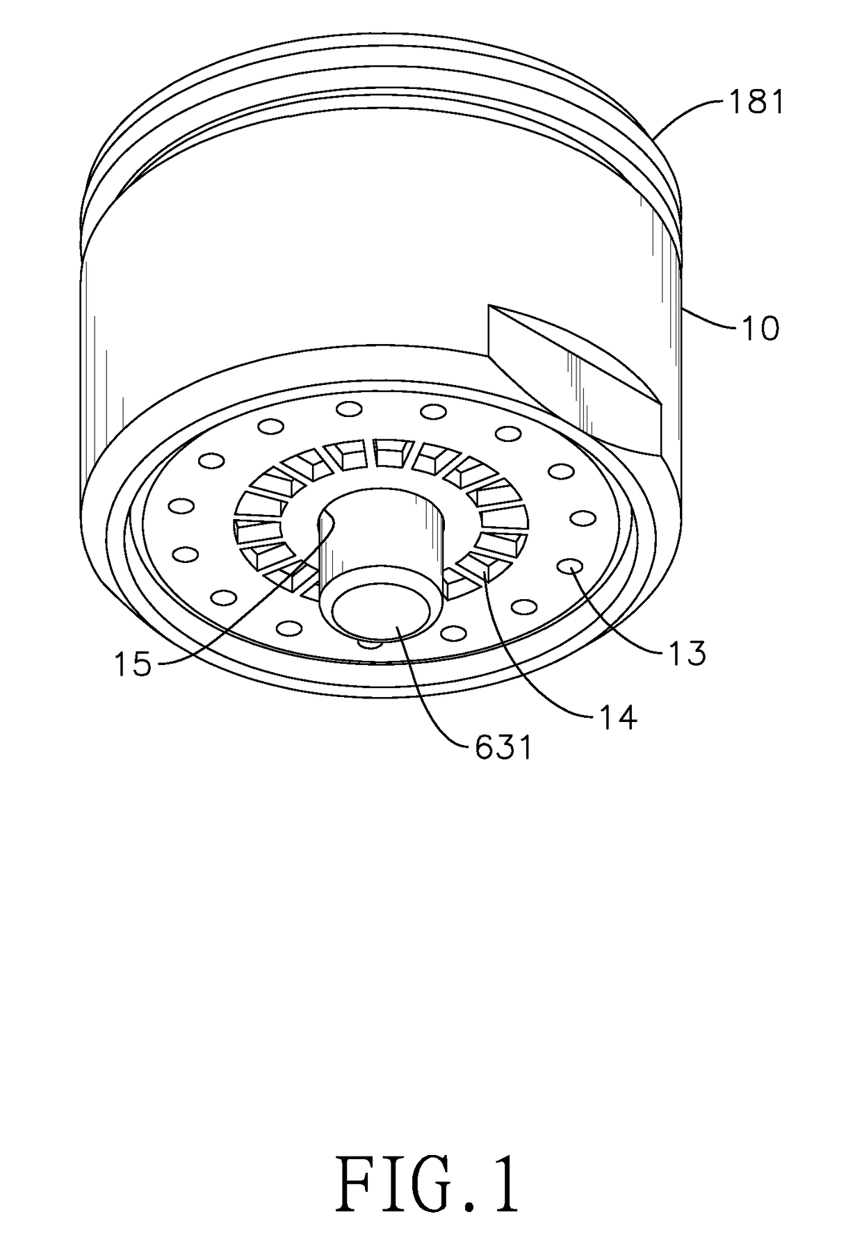 Automatic water-saving device for faucet